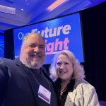 President Robert Odom with National President Doreen Greenwald.