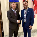 Steward Devindra Persad with Congressman Darren Soto (FL-09)